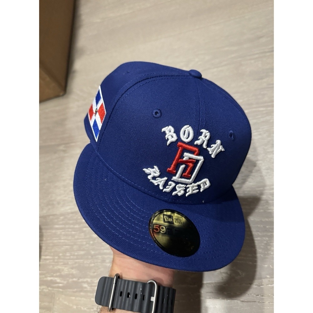 7 1/8 Dominican Republic New Era Born x Raised 2026 WBC 59FIFTY Fitted BLUE